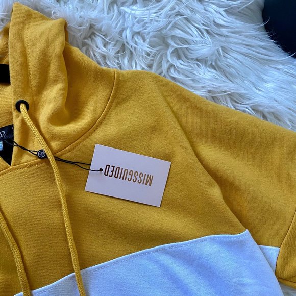 Missguided // colour block hoodie - Picture 4 of 5